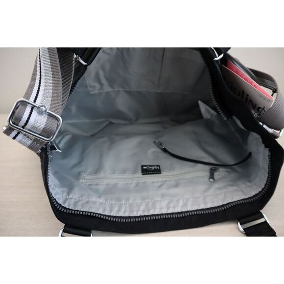 Kipling KIA3H3-3IV Women's Large Black Adara Crossbody Tote Bag - Picture 3 of 12